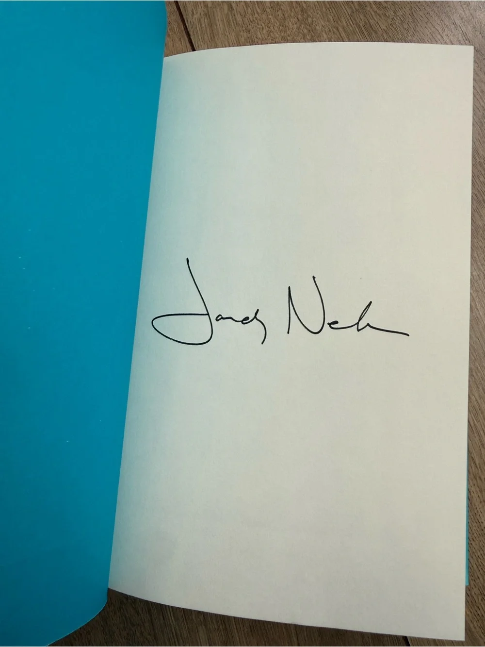 *SIGNED* When the World Tips Over by Jandy Nelson - Bright Multicolor Hardcover